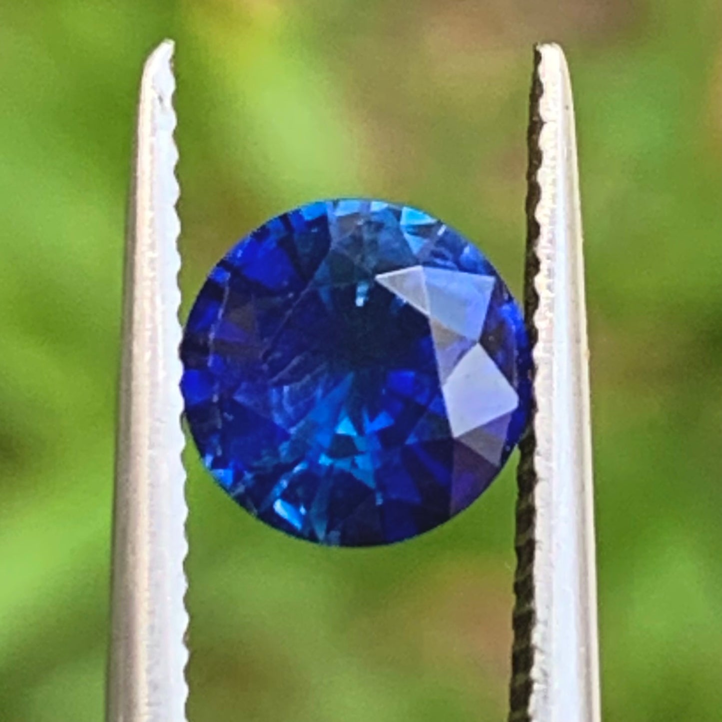 Blue Sapphire 5.9 mm Round Heated Only 0.86 Ct Natural Loose Gemstone for Jewelry Making
