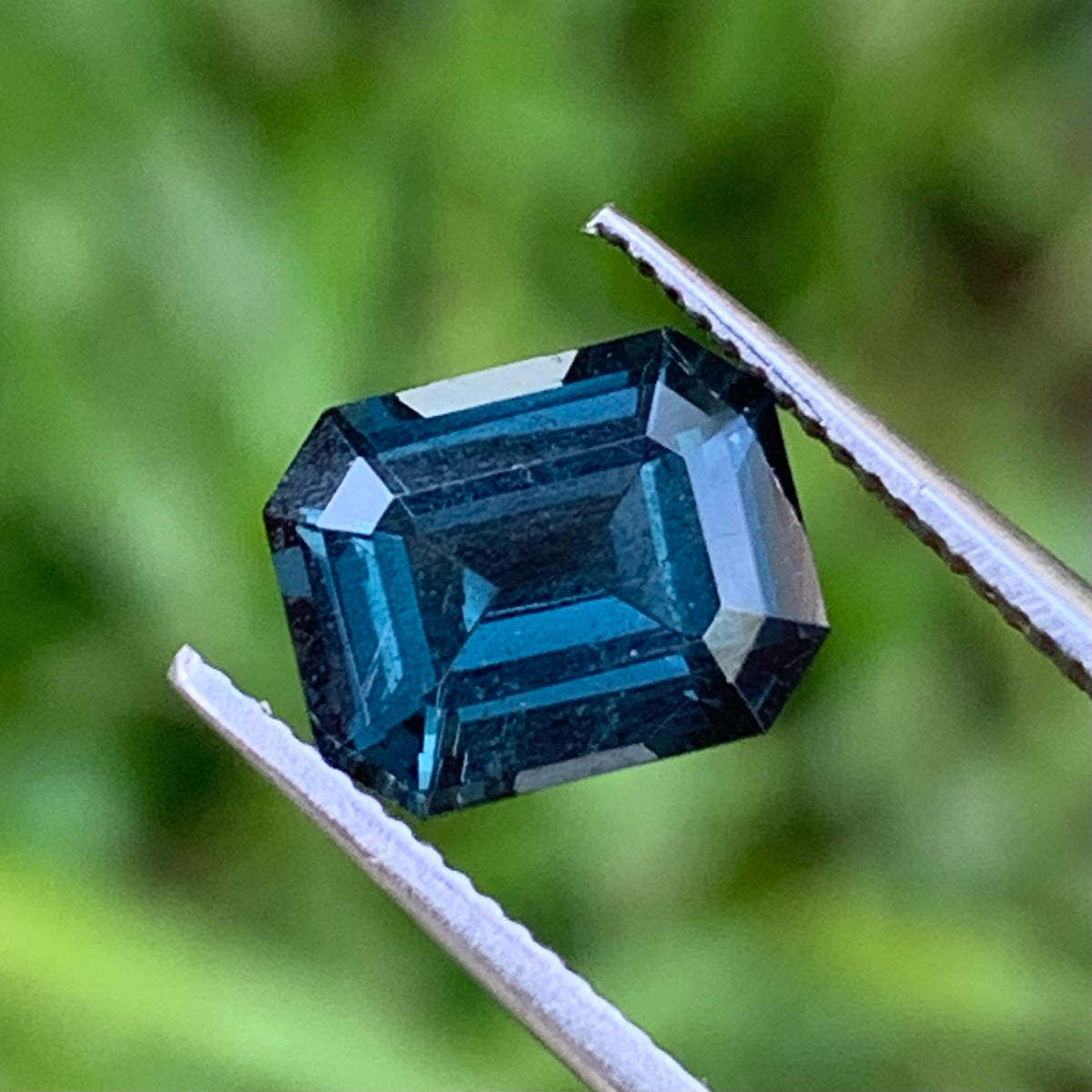 Teal Spinel Emerald Cut Octagon 2.05 Ct Natural Loose Gemstone