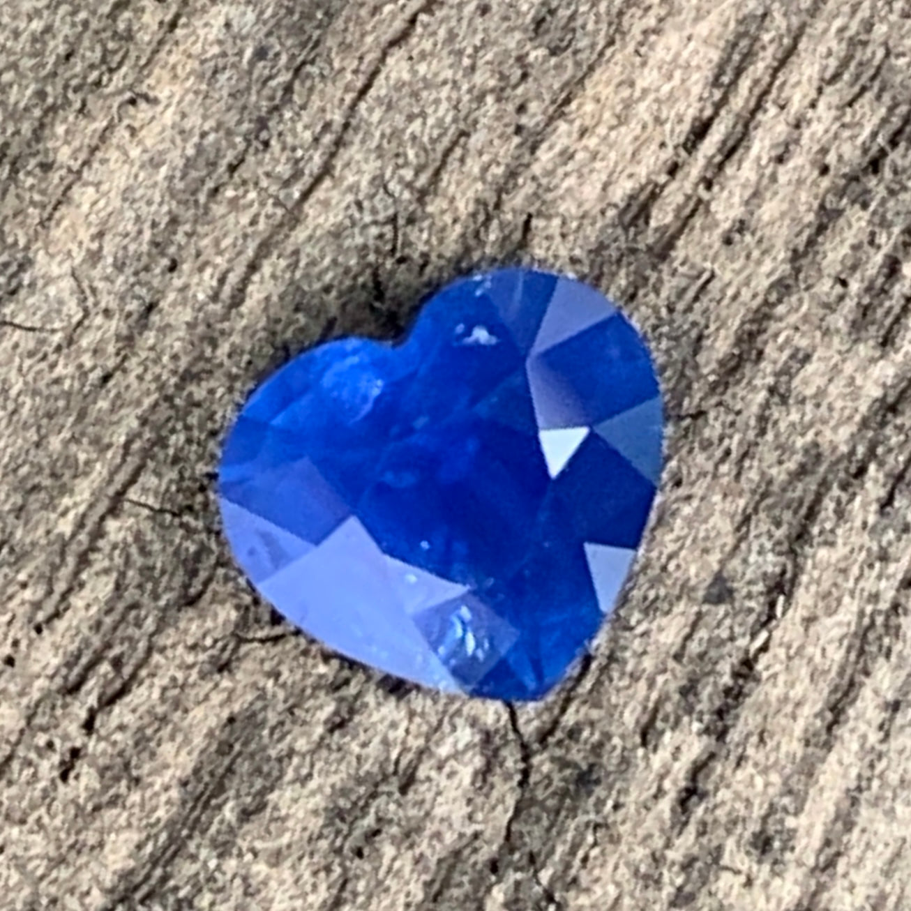 Hazy Blue Sapphire Heart 0.98 Ct Natural Loose Gemstone For Jewelry Making 💎✨