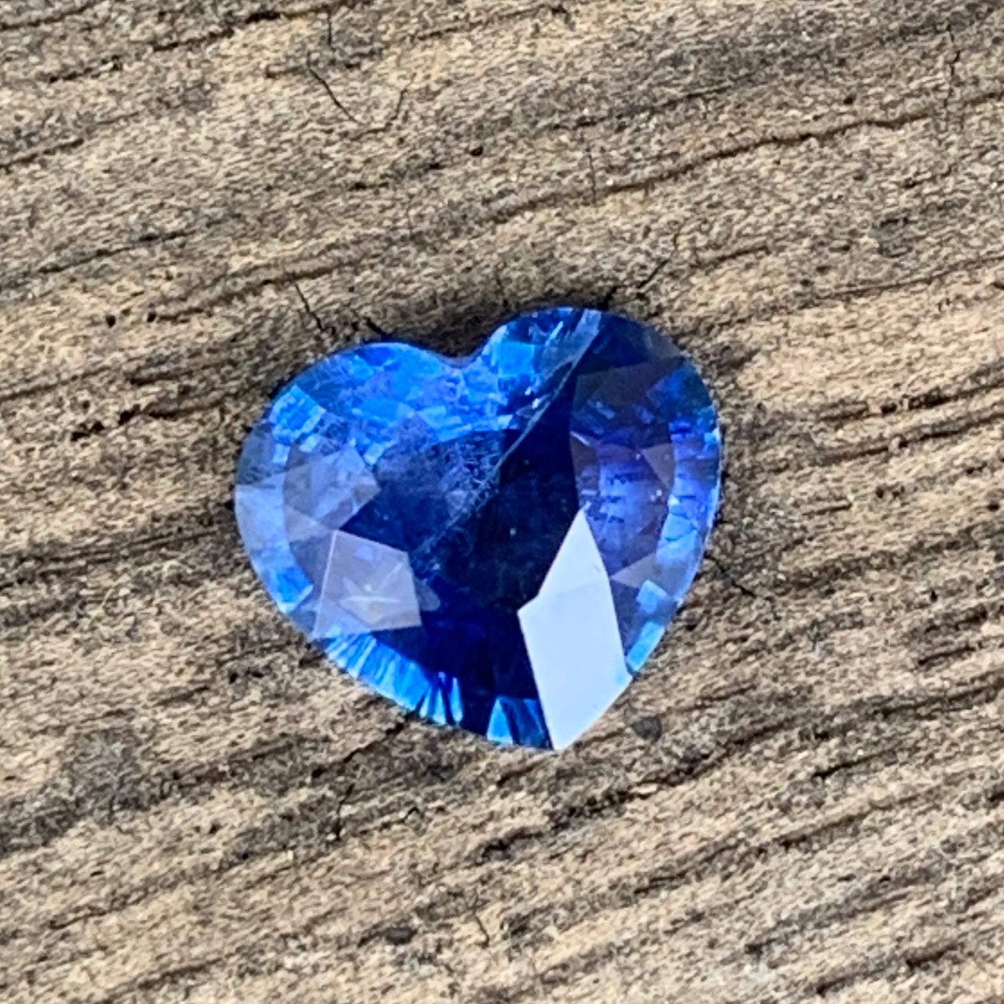 Blue Sapphire Heart 0.95 Ct Natural Loose Gemstone For Jewelry Making 💎✨