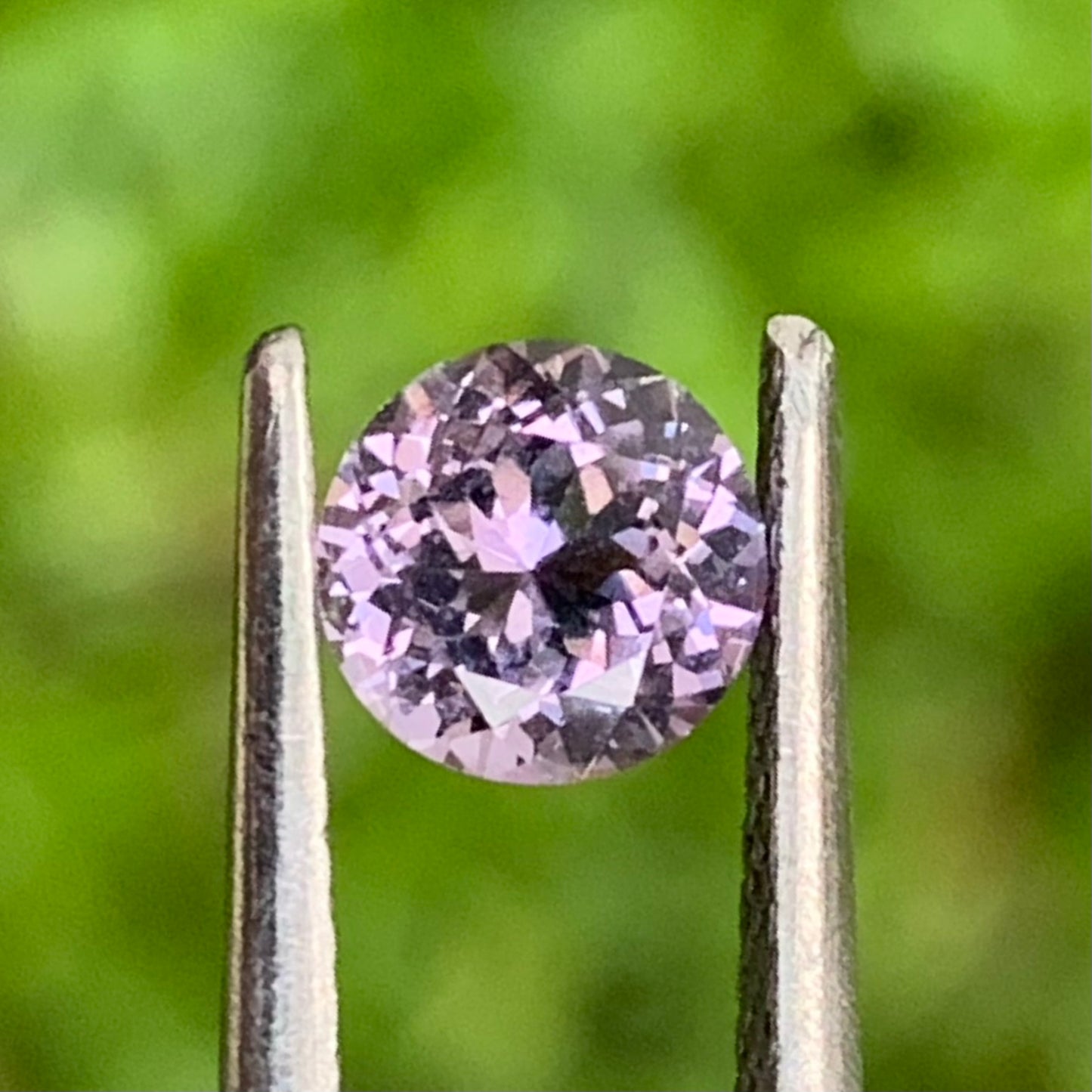Purple Spinel 5.3 mm Round Fancy Flower Cut 0.65 Ct Loose Gem Stone from Sri Lanka