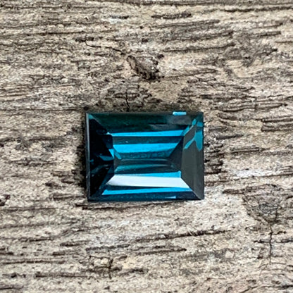 Teal Blue Spinel Baguette 1.08 Ct Loose Gemstone For Contemporary Jewelry 💎✨