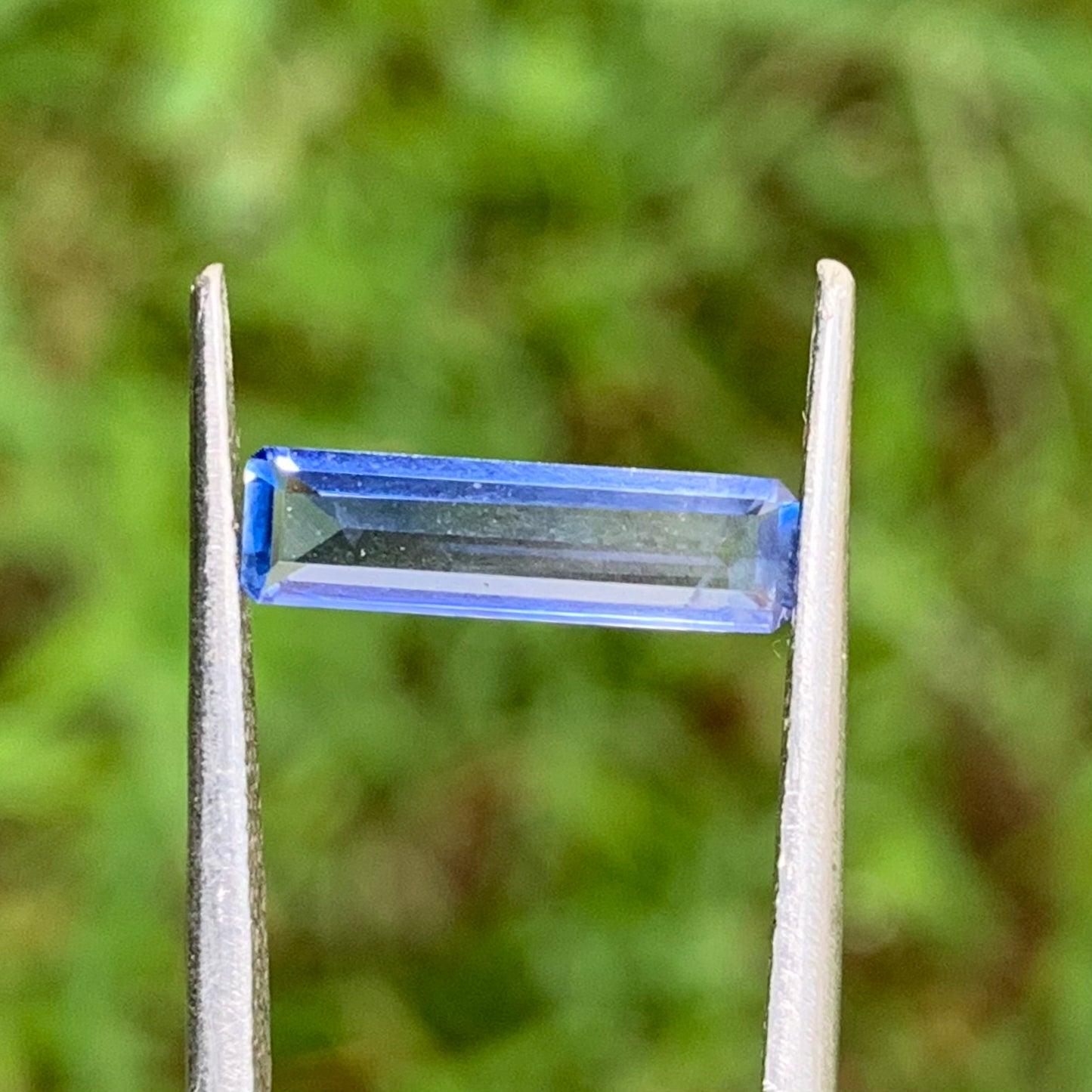 Blue Sapphire Emarald Cut 0.85 Ct Natural Heated Only Loose Gemstone from Sri Lanka