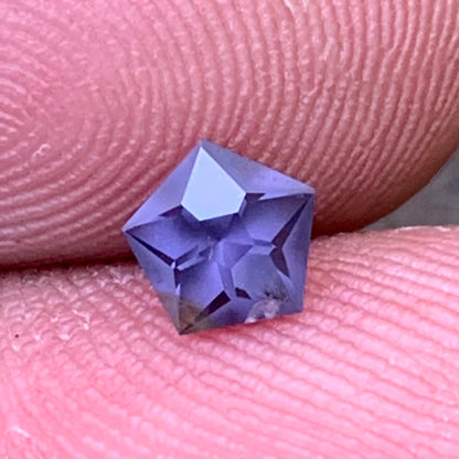 Purple Spinel Star Cut Pentagon 0.60 Ct Natural Loose Gemstone For Jewelry Making 💎✨