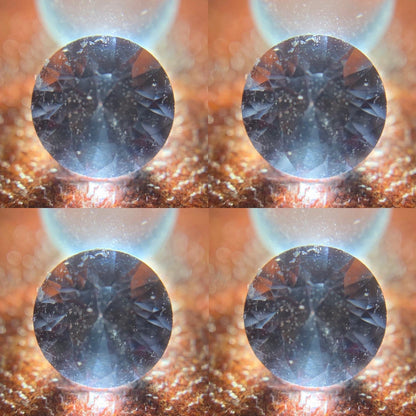 Teal Spinel Round 4.6 mm / 0.4 Ct Brilliant Cut Loose Gemstone For Jewelry Making
