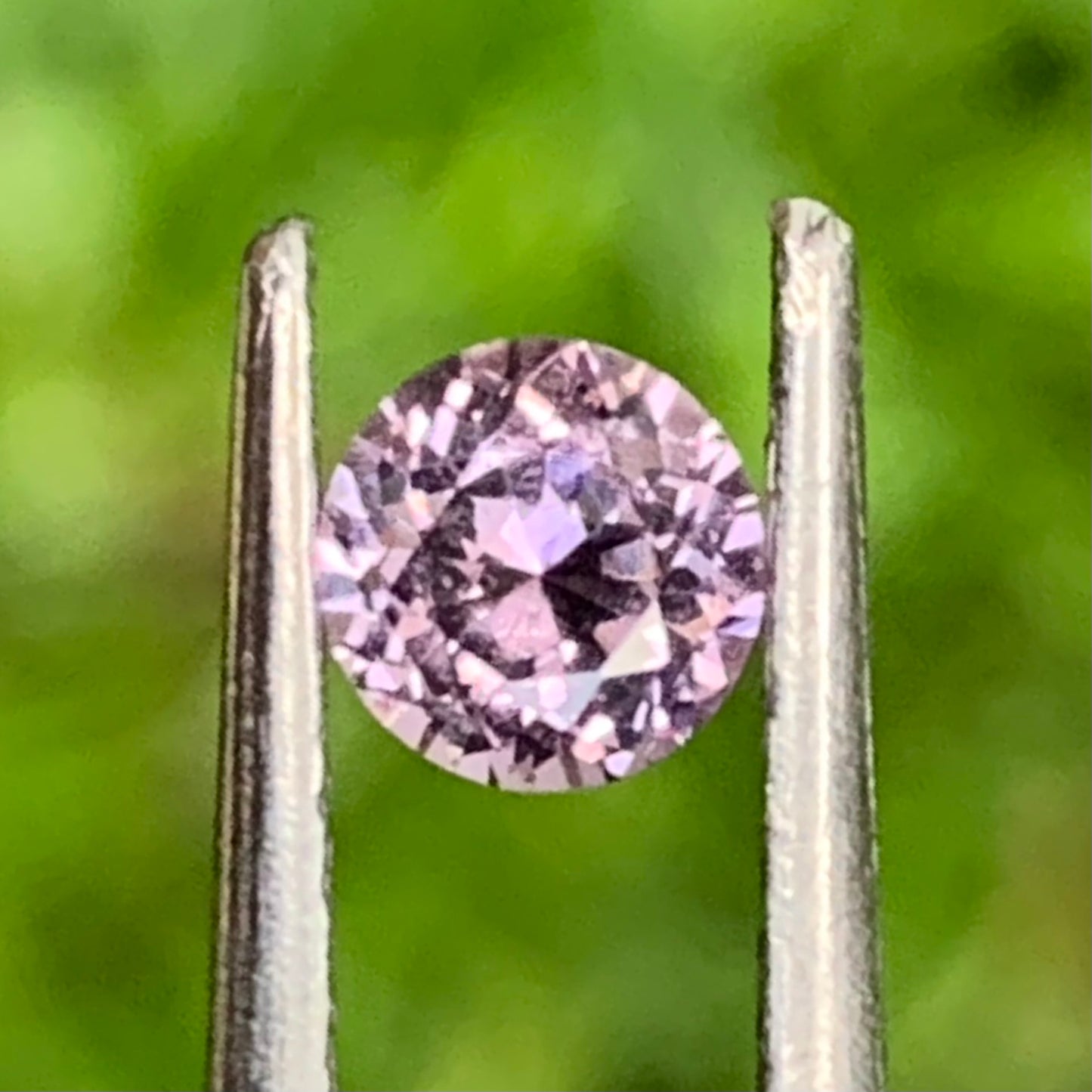 Purple Spinel 4.6 mm Round Fancy Flower Cut 0.4 Ct Loose Gem Stone From Sri Lanka