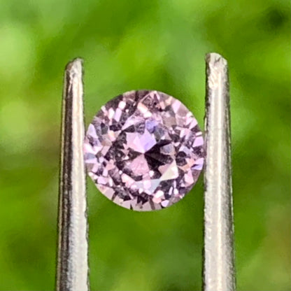 Purple Spinel 4.6 mm Round Fancy Flower Cut 0.4 Ct Loose Gem Stone From Sri Lanka