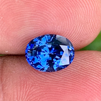 Unheated Blue Sapphire Oval 3.20 Ct Natural Loose Gemstone