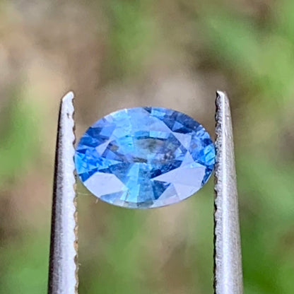 Blue Sapphire Oval 0.55 Ct Natural Loose Gemstone For Jewelry Making