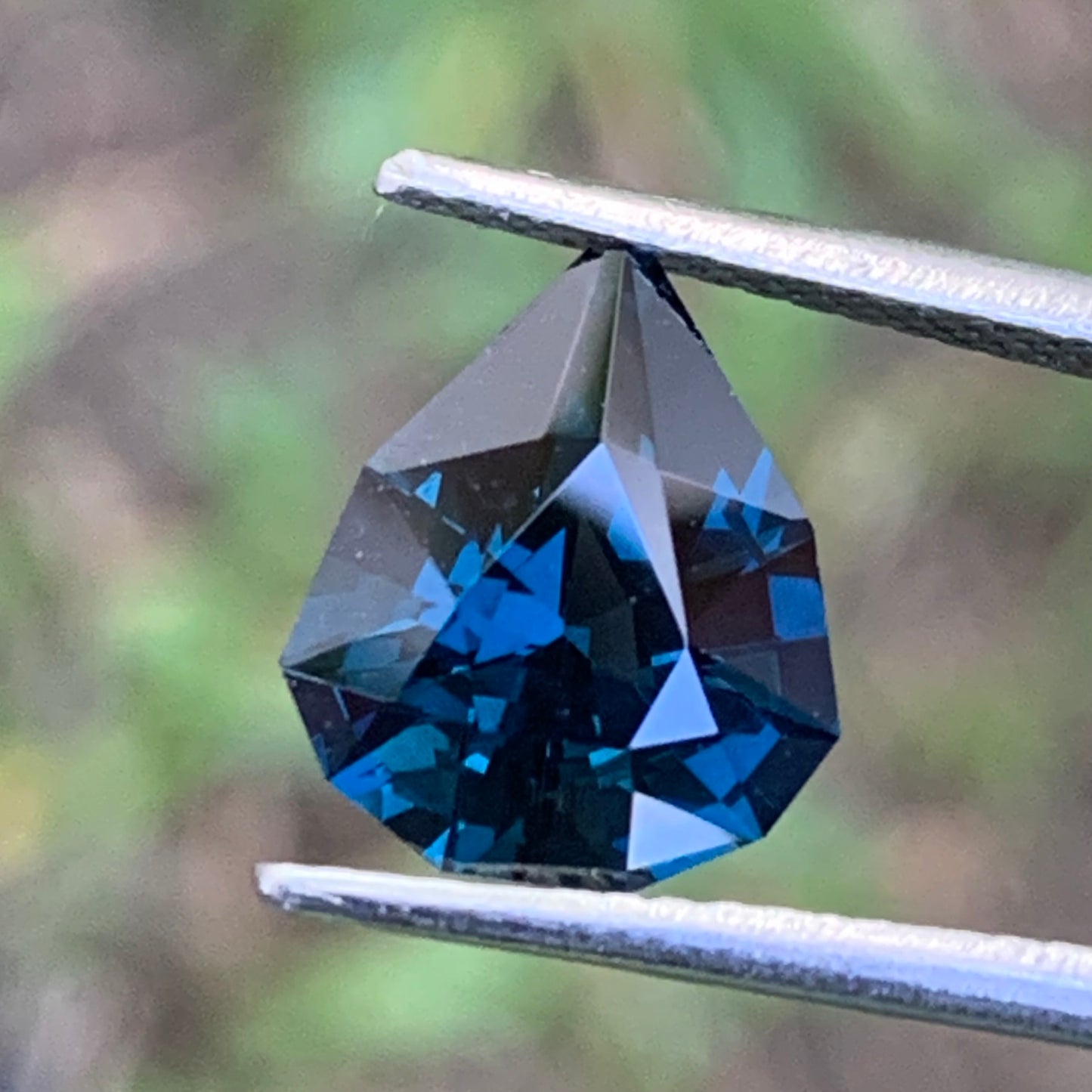 Teal Blue Spinel Shield 2.53 Ct Ceylon Natural Loose Gemstone For Jewelry Making