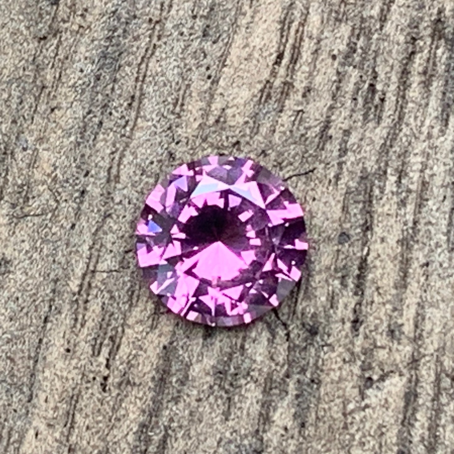 Pink Spinel 5.4 mm Round 0.62 Ct Natural Loose Gemstone