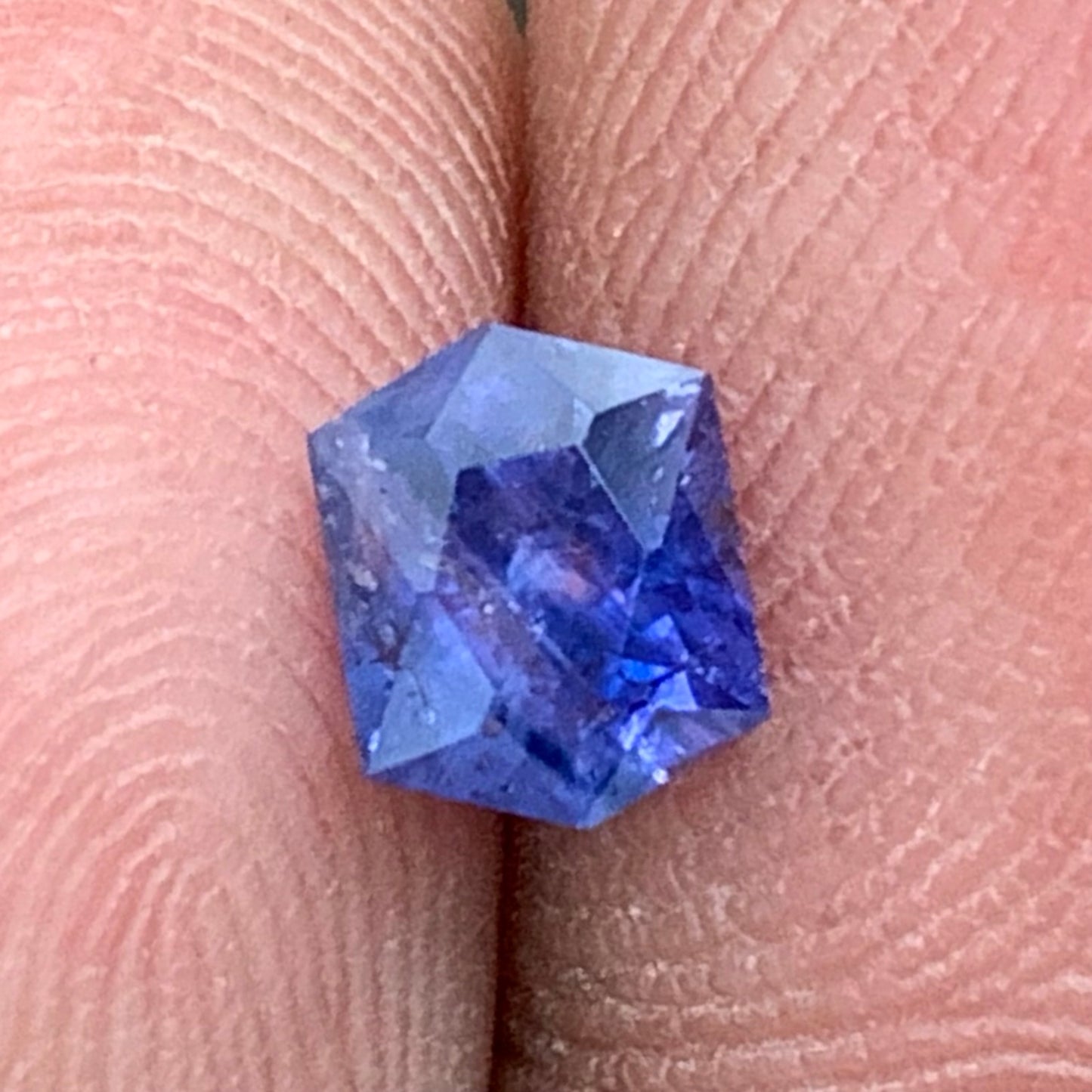 Purplish Blue Sapphire 0.80 Ct  Natural Heated Only Cheap Loose Gemstone from Sri Lanka