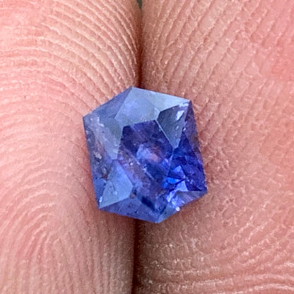 Purplish Blue Sapphire 0.80 Ct  Natural Heated Only Cheap Loose Gemstone from Sri Lanka