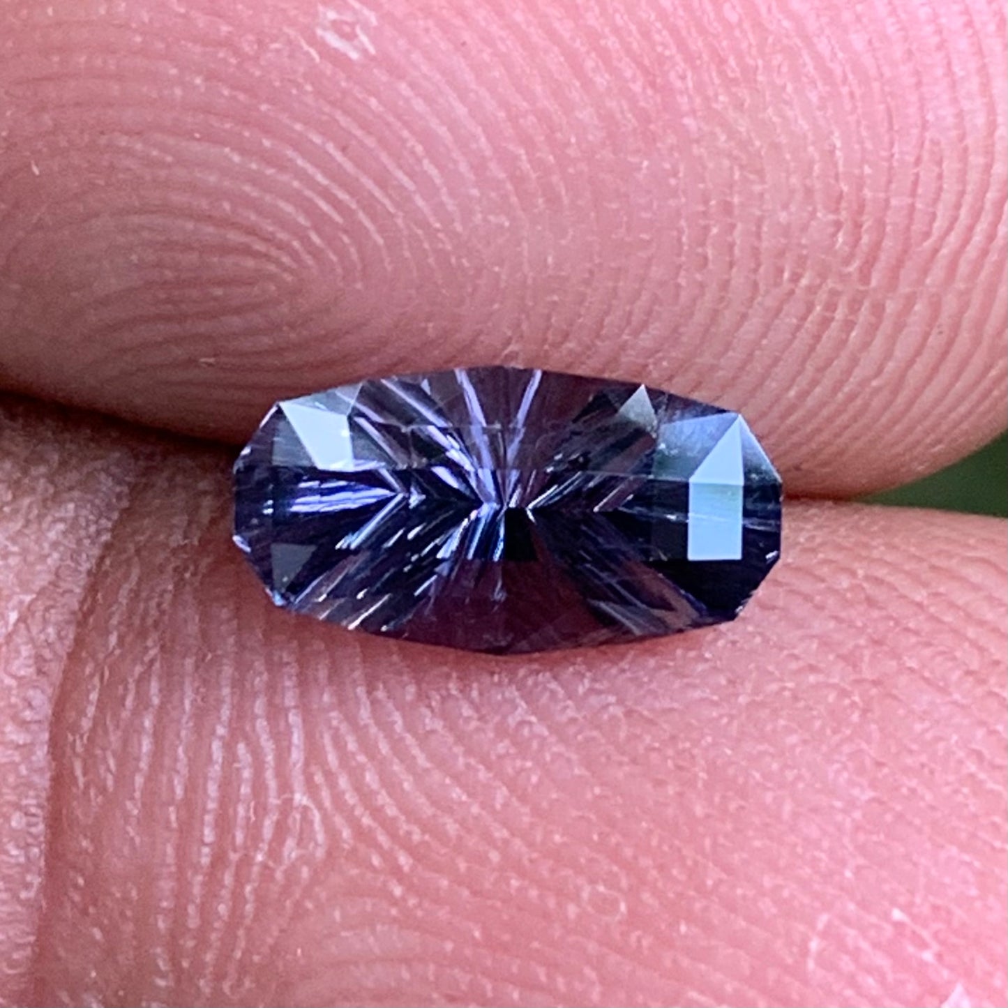 Purple Spinel Concave Cut Modified Oval 1.40 Ct Natural Loose Gemstone For Center Stone From Sri Lanka