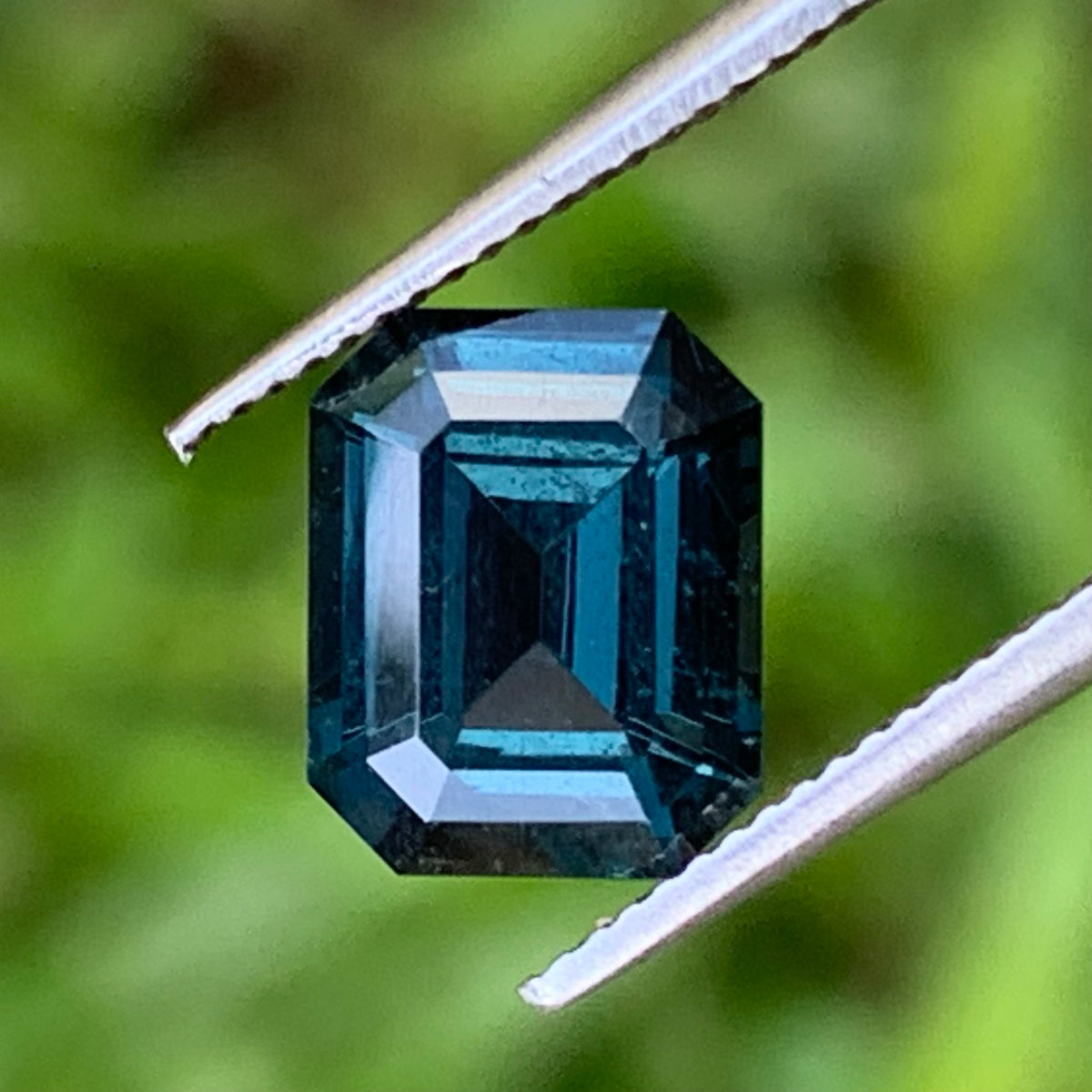 Teal Spinel Emerald Cut Octagon 2.05 Ct Natural Loose Gemstone