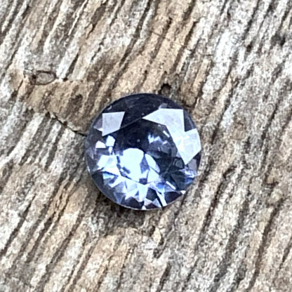 Purplish Gray Spinel 5.7 mm Round 0.5 Ct Ceylon Natural Loose Gemstone