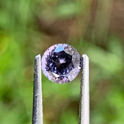 Lavender Spinel Flower Cut Round 4.75 mm / 0.56 Ct Natural Loose Gemstone from Sri Lanka