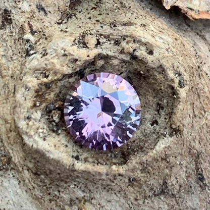 Purple Sapphire 5.2 mm Round 0.71 Ct Heated Only Natural Loose Gemstone For Jewelry Making 💎✨