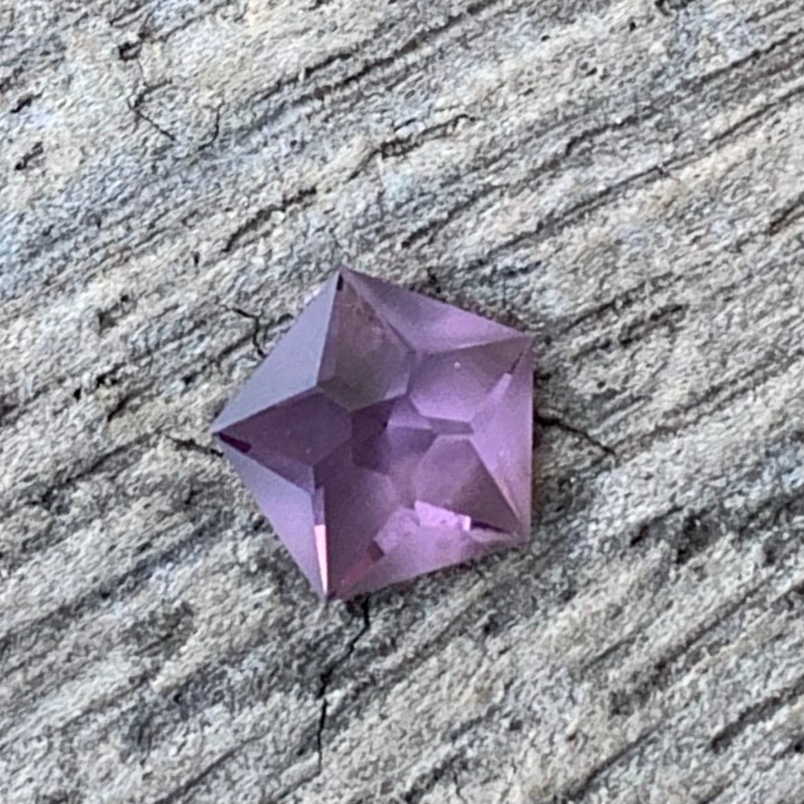Lavender Spinel Star Cut Pentagon 0.45 Ct Natural Loose Gemstone For Jewelry Making 💎✨