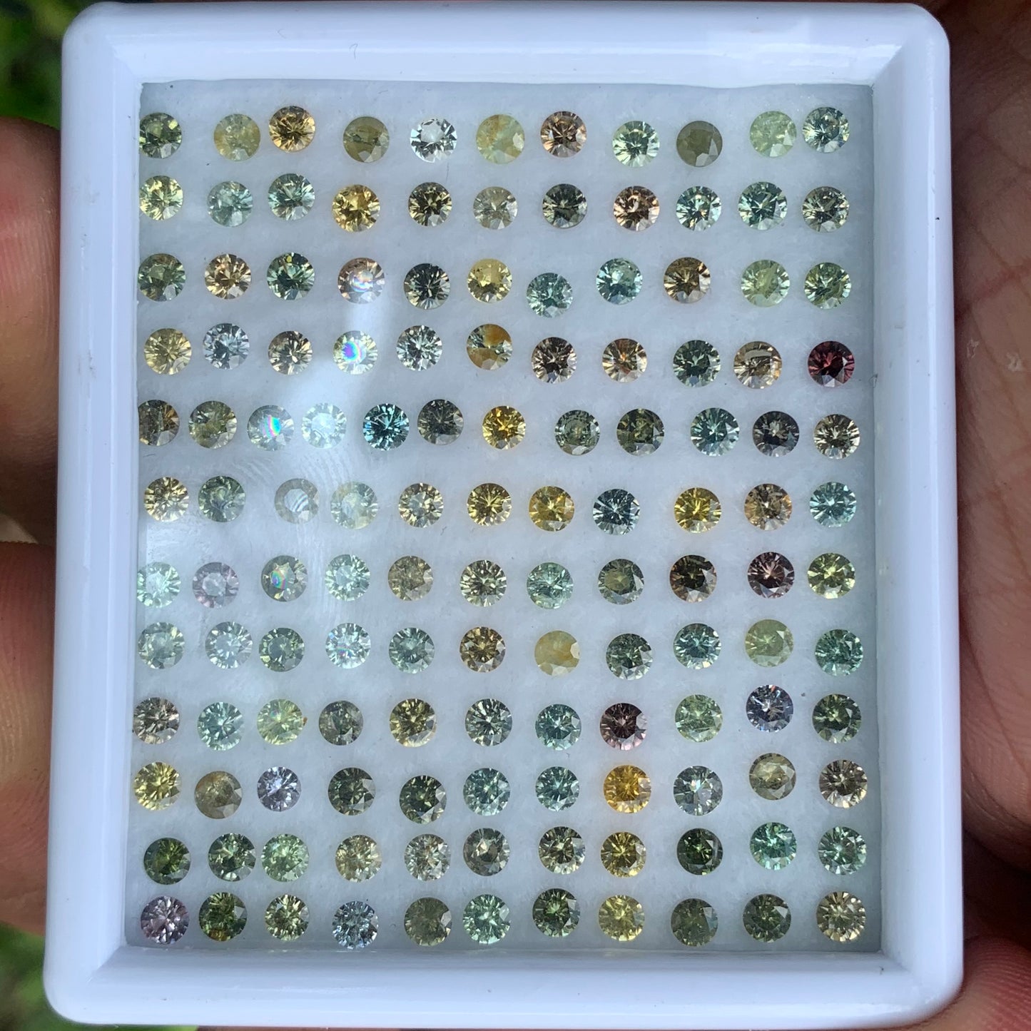 Zircon Rounds Wholesale Parcel of 134 Multi Color Natural Loose Gemstones 17.65  Ct