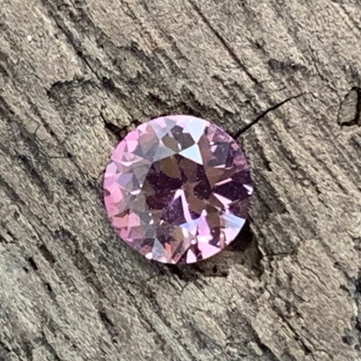 Pink Spinel Flower Cut Round 4.55 mm / 0.40 Ct Natural Loose Gemstone