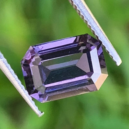 Purple Spinel Emerald Cut Octagon 2 Ct Natural Loose Gemstone