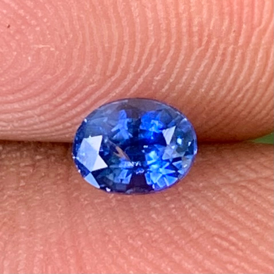 Blue Sapphire Oval 0.64 Ct Heated Only Natural Loose Gemstone For Jewelry Making