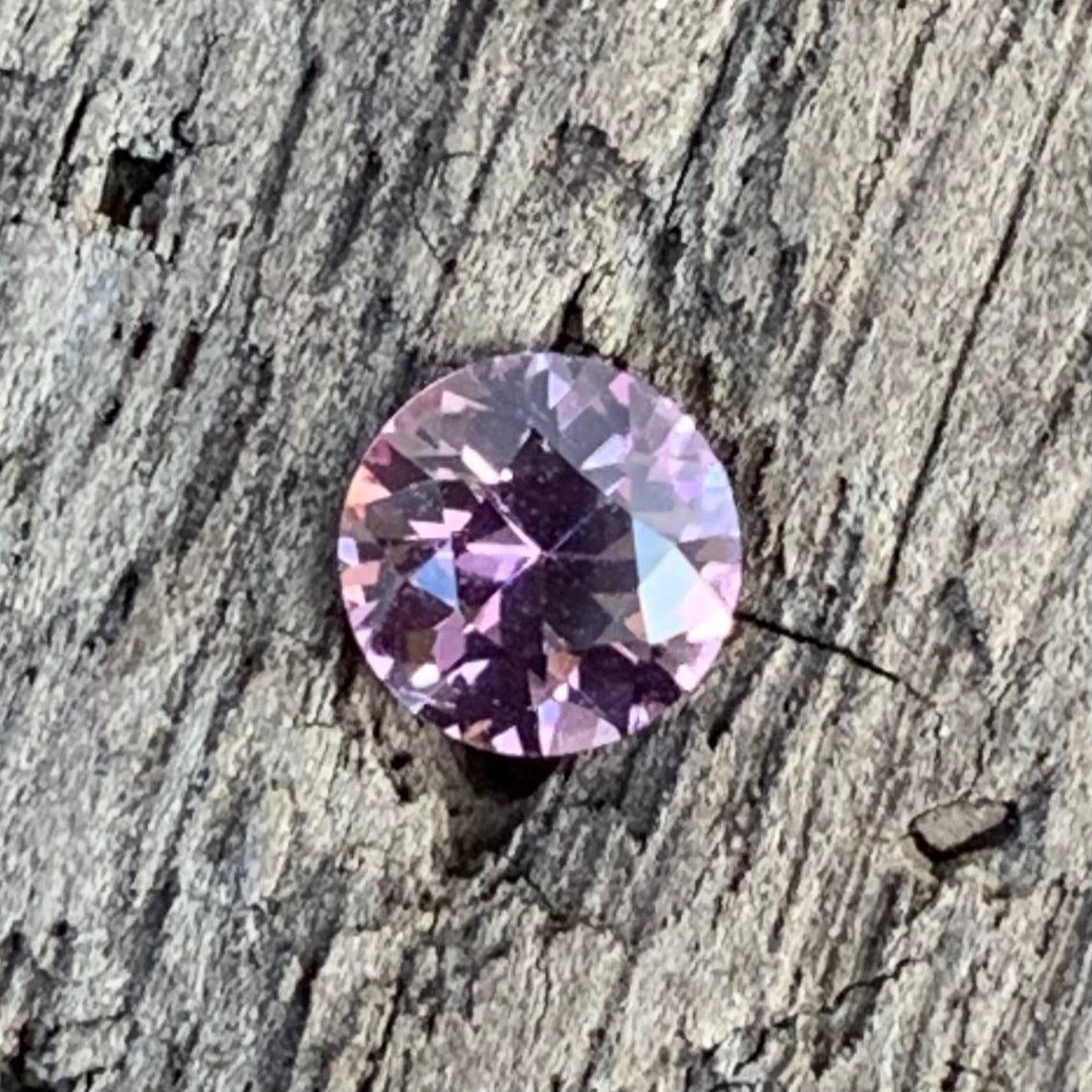 Pink Spinel Flower Cut Round 4.55 mm / 0.40 Ct Natural Loose Gemstone