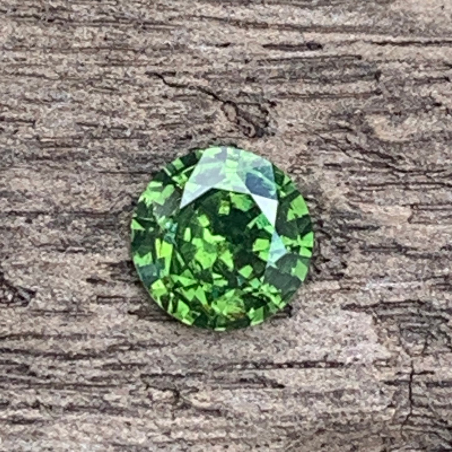 Green Zircon 7.4 mm Round 1.74 Ct Natural Loose Gemstone
