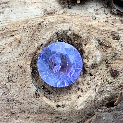 Purple Sapphire 6 mm Round 1.29 Ct Heated Only Natural Loose Gemstone For Jewelry Making