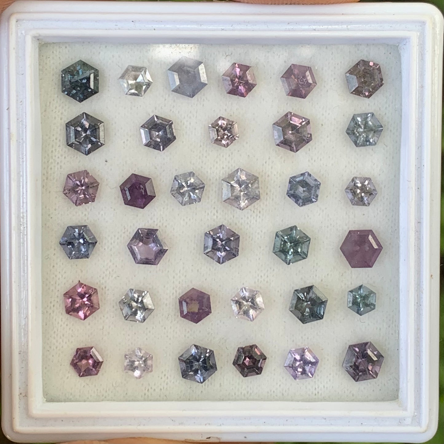 Natural Spinel Hexagons Parcel of 11.75 Ct / 34 Loose Gemstones from Sri Lanka