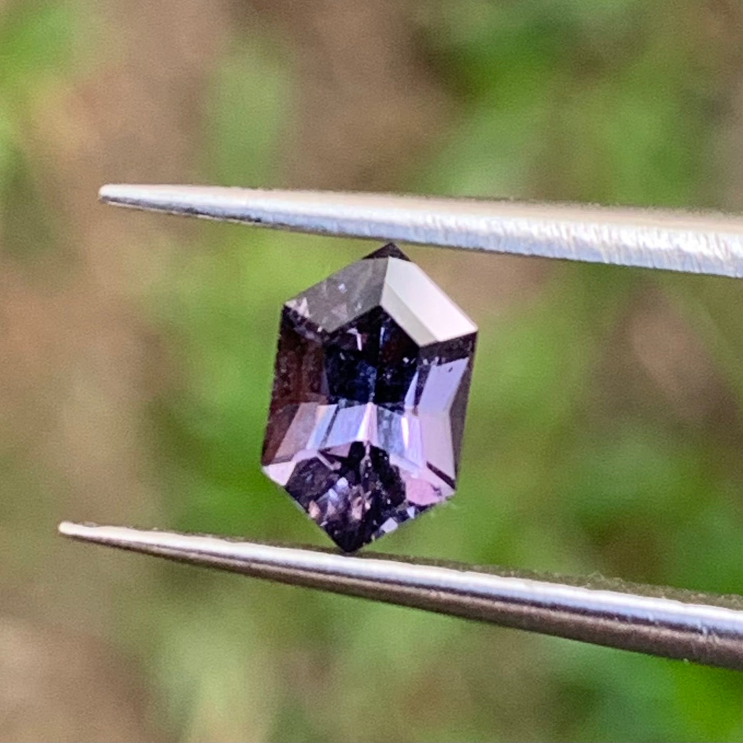 Purple Spinel 0.63 Ct Elongated Hexagon Loose Gemstone For Contemporary Jewelry 💎✨