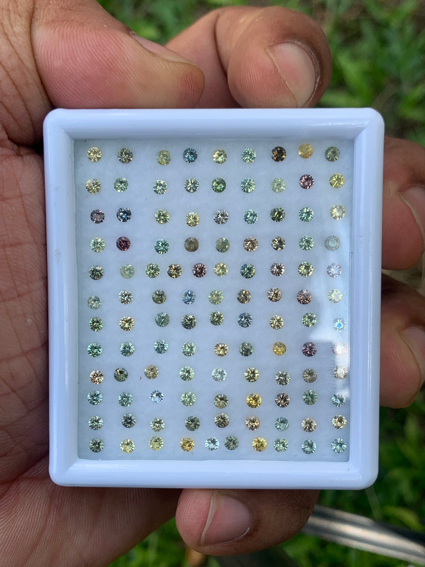 Zircon Rounds Wholesale Parcel of 110 Multi Color Natural Loose Gemstones 8.67Ct