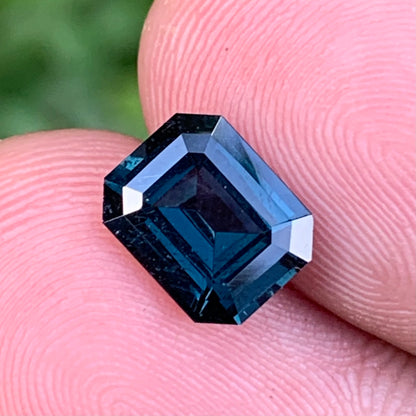 Teal Spinel Emerald Cut Octagon 2.05 Ct Natural Loose Gemstone