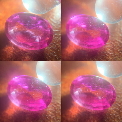 Pink Sapphire Oval 0.80 Ct Natural Loose Gemstone For Jewelry Making