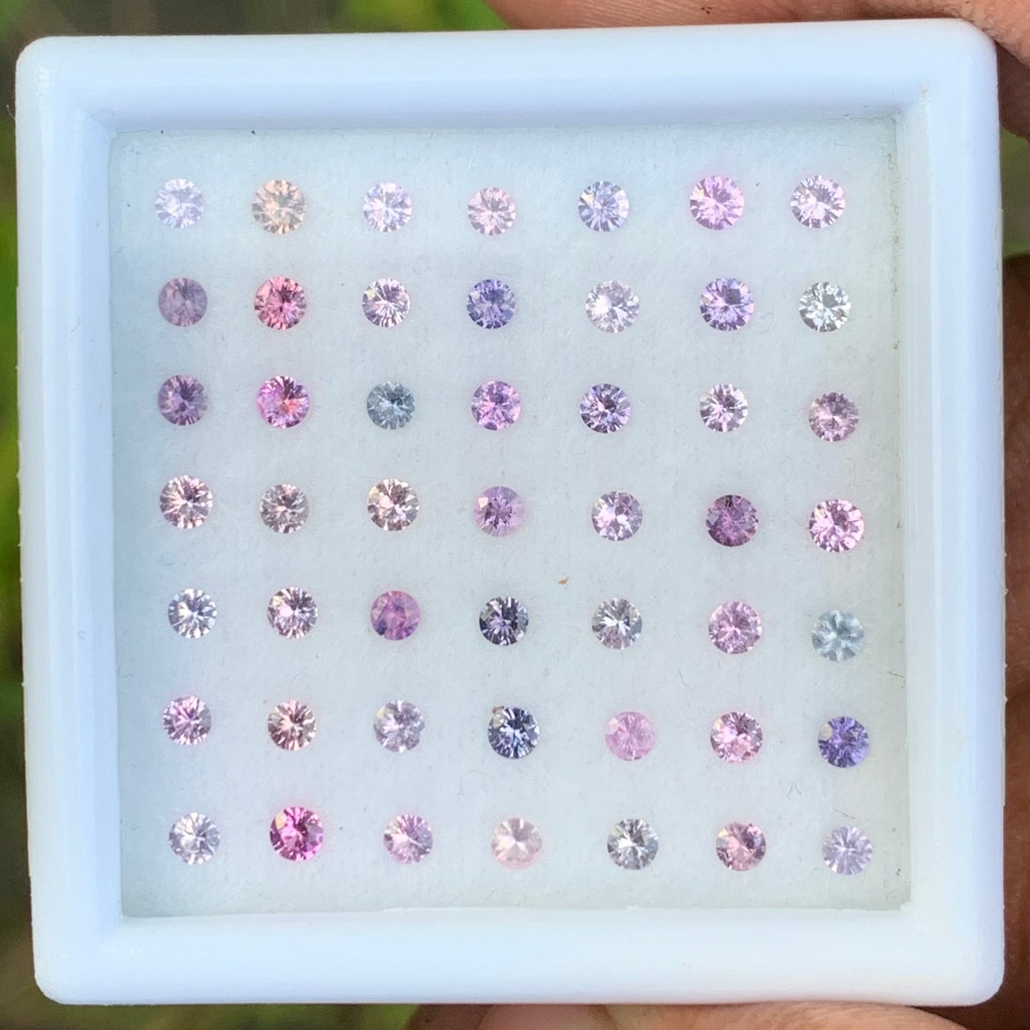 Pink & Purple Sapphire 1.83 Ct / 49 Loose Gemstone Parcel For Jewelry Making 💎✨