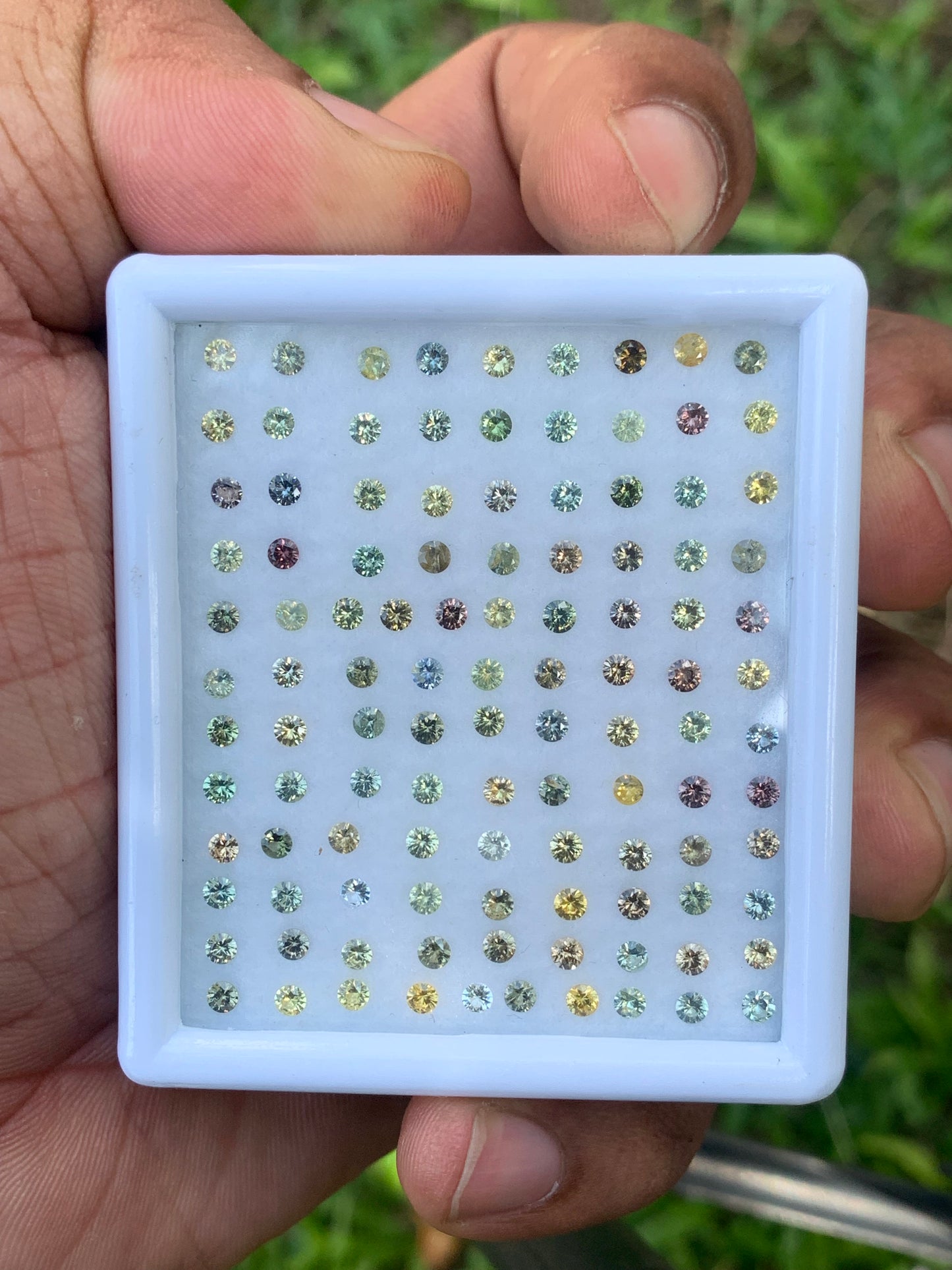 Zircon Rounds Wholesale Parcel of 110 Multi Color Natural Loose Gemstones 8.67Ct