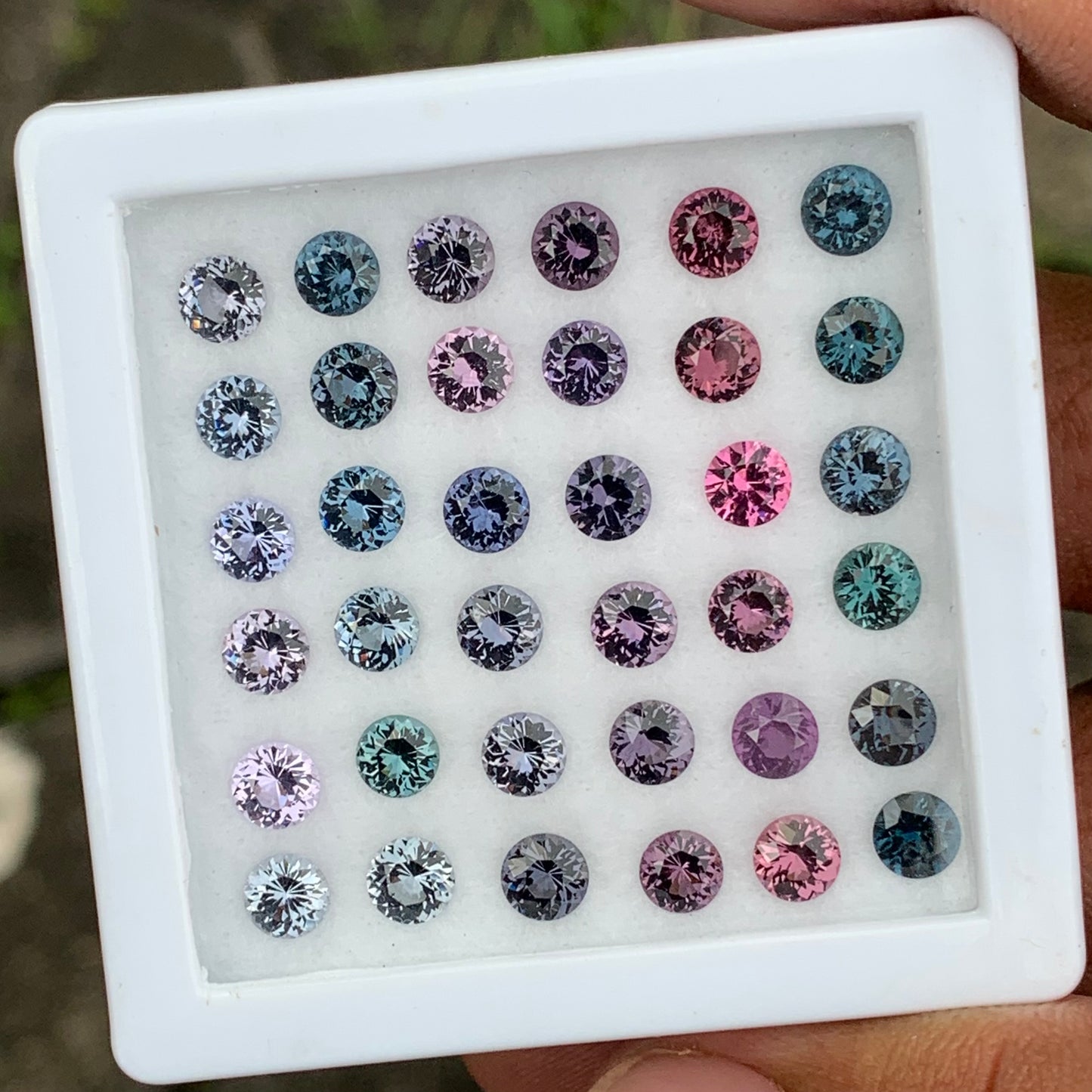 Spinel Rounds Multicolor Natural Unheated Parcel of 12.85 Ct / 36 Loose Gemstones For Jewelry Making