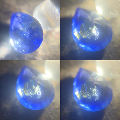 Blue & Yellow Bicolor Sapphire Pear 1.53 Ct Natural Loose Gemstone For Jewelry Making 💎✨