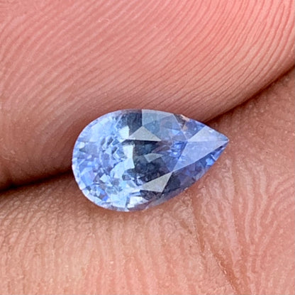Blue Sapphire Pear 0.84 Ct Natural Loose Gemstone For Jewelry Making