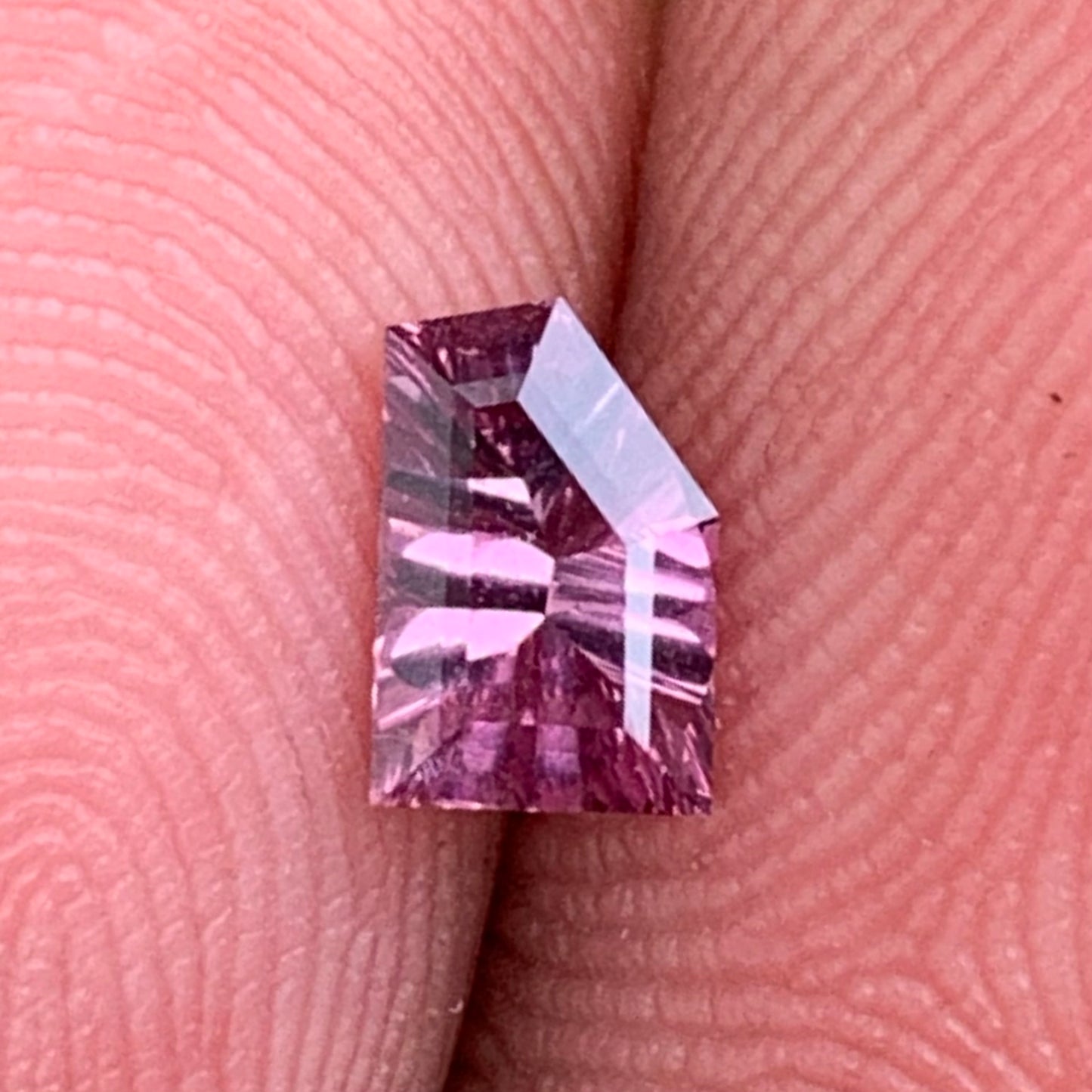 Purplish Pink Garnet Free Form 0.50 Ct Natural Unheated Loose Gemstone from Sri Lanka