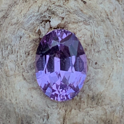 Violet Spinel Certified Oval 1.68 Ct Natural Loose Gemstone