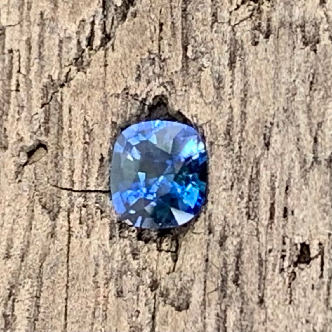 Blue Sapphire Rectangular Cushion 0.34 Ct Heated Only Natural Loose Gemstone For Jewelry Making