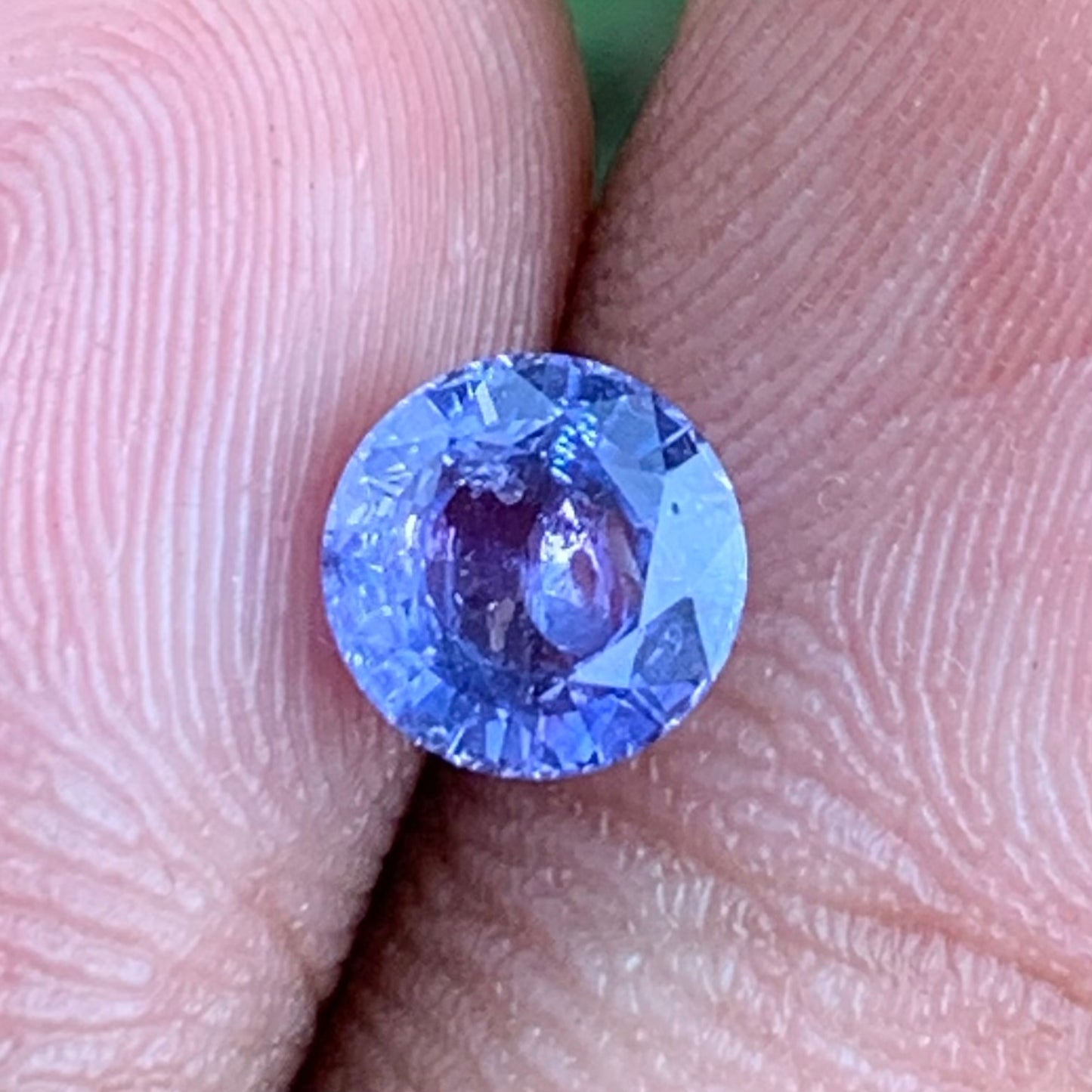 Purple Sapphire 6 mm Round 1.29 Ct Heated Only Natural Loose Gemstone For Jewelry Making