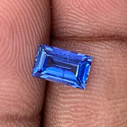 Blue Sapphire Baguette 0.93 Ct Heated Only Natural Loose Gemstone