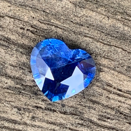 Blue Sapphire Heart 0.95 Ct Natural Loose Gemstone For Jewelry Making 💎✨