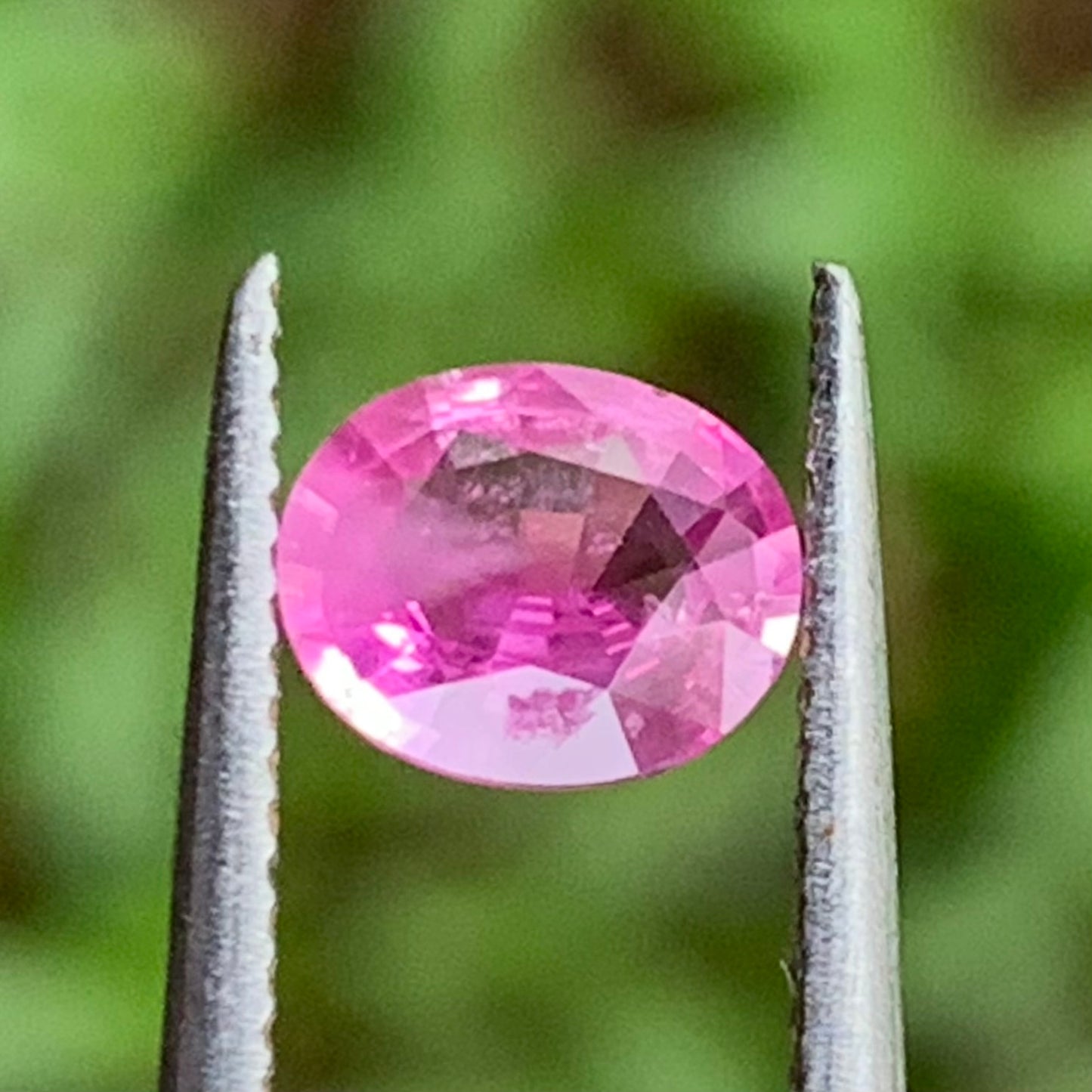 Pink Sapphire Oval 0.59 Ct Natural Loose Gemstone For Jewelry Making