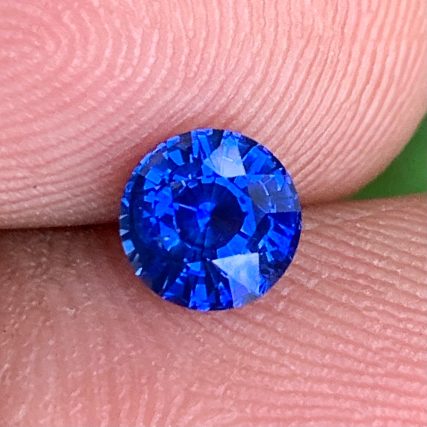 Blue Sapphire 5.5 mm Round Heated Only 1 Ct Natural Loose Gemstone for Jewelry Making