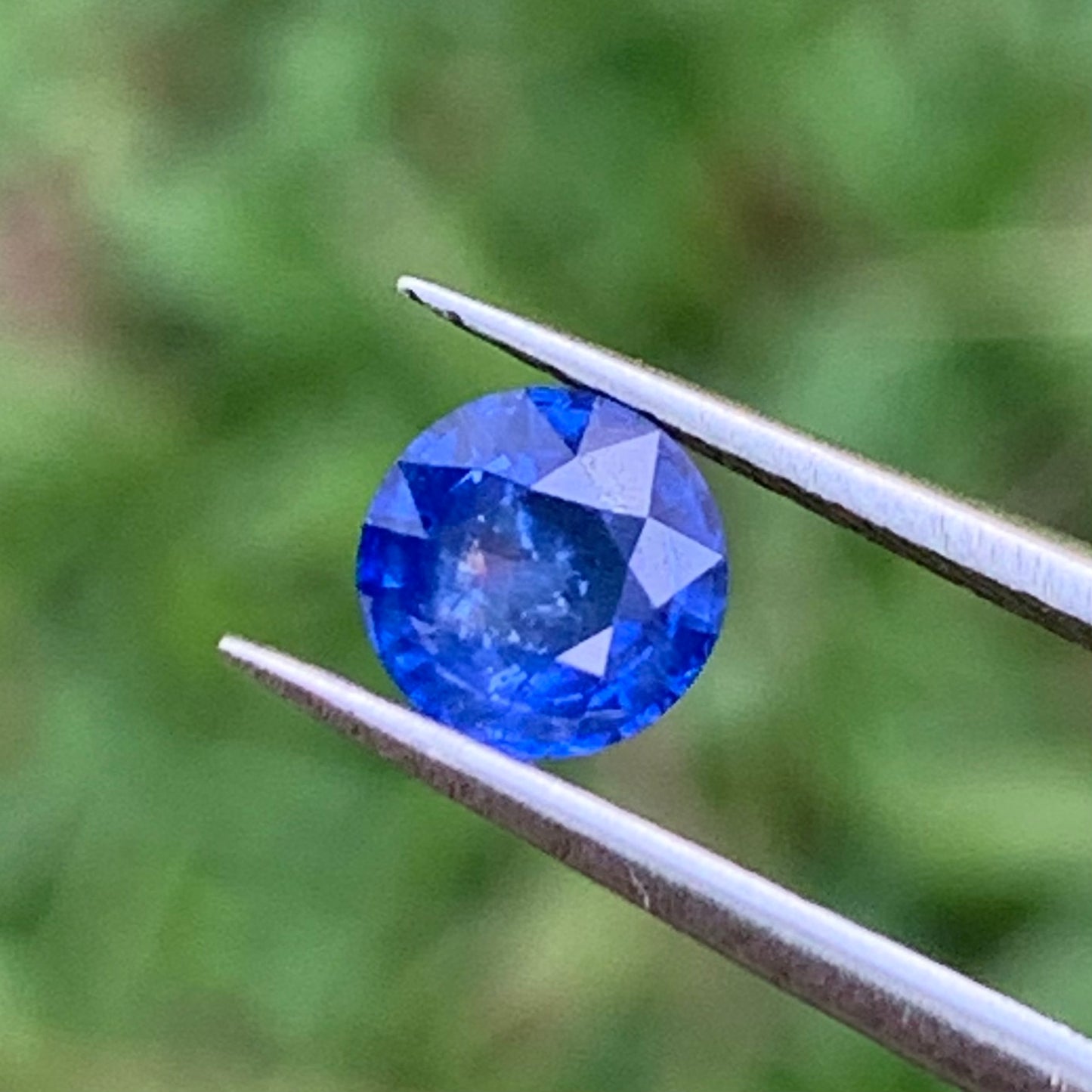 Blue Sapphire Round Cut 0.73 Ct Natural Loose Gemstone For Jewelry Making 💎✨