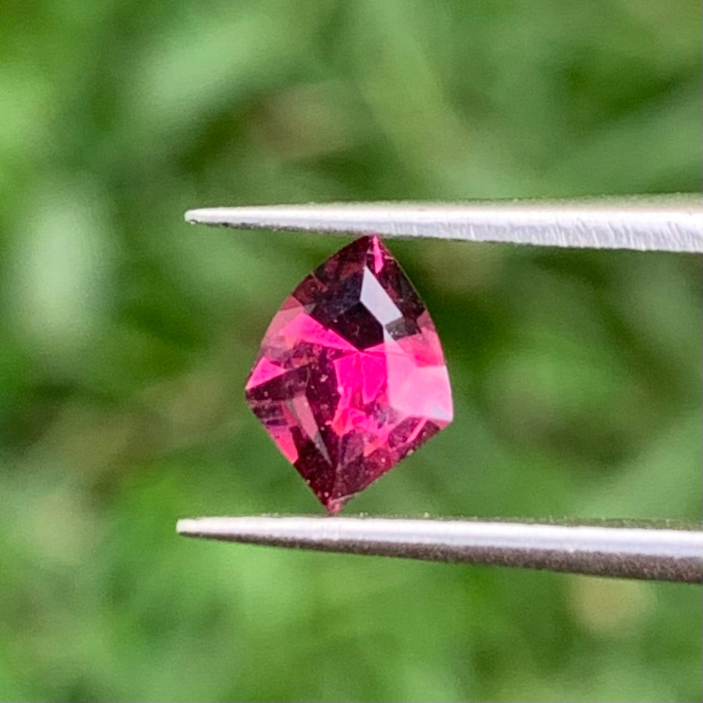 Red Garnet Shield 0.55 Ct Natural Loose Gemstone For Jewelry Making 💎✨